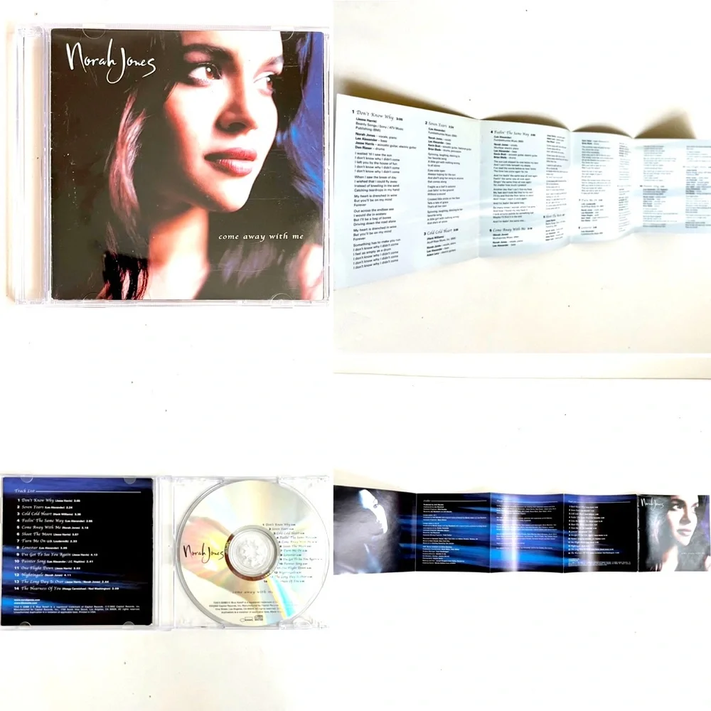 Norah Jones, Come Away With Me Audio CD ,Pre-owned,2002, Capitol - Picture 1 of 10